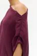 Top w kolorze marsala Solar Obraz 3