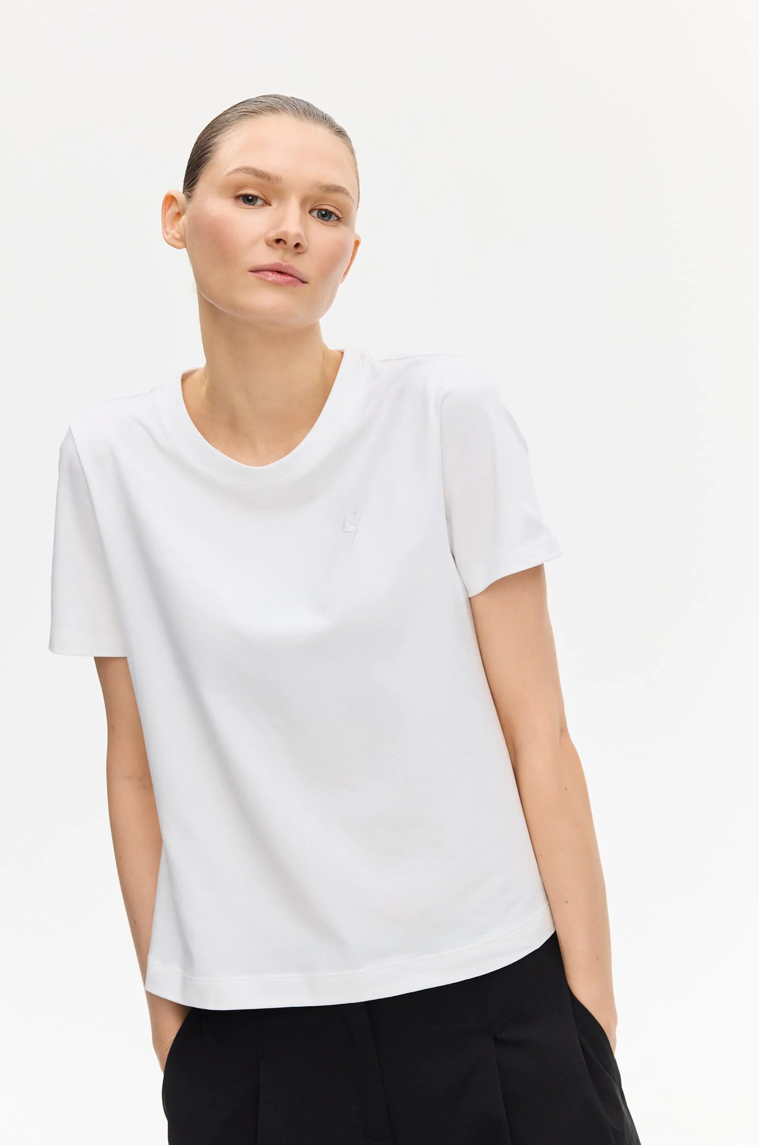 Bawełniany t-shirt Solar Obraz 3