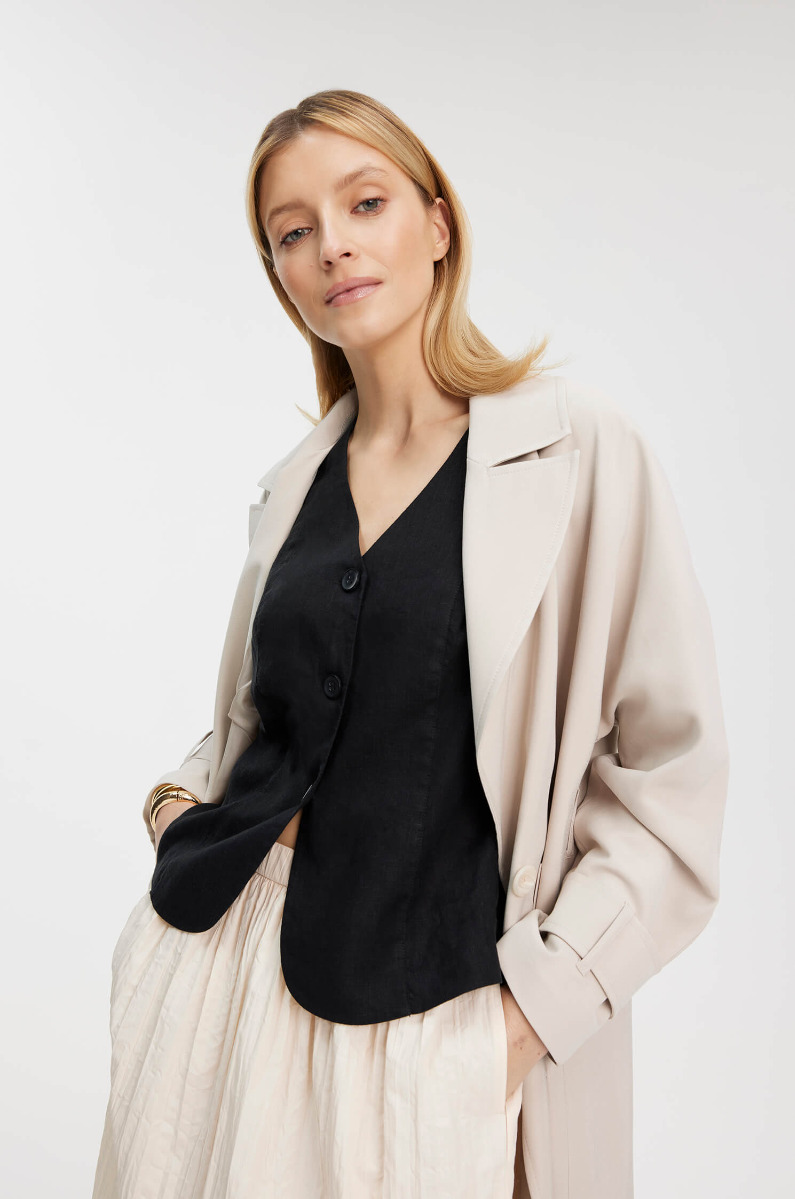 Jednorzędowa kamizelka