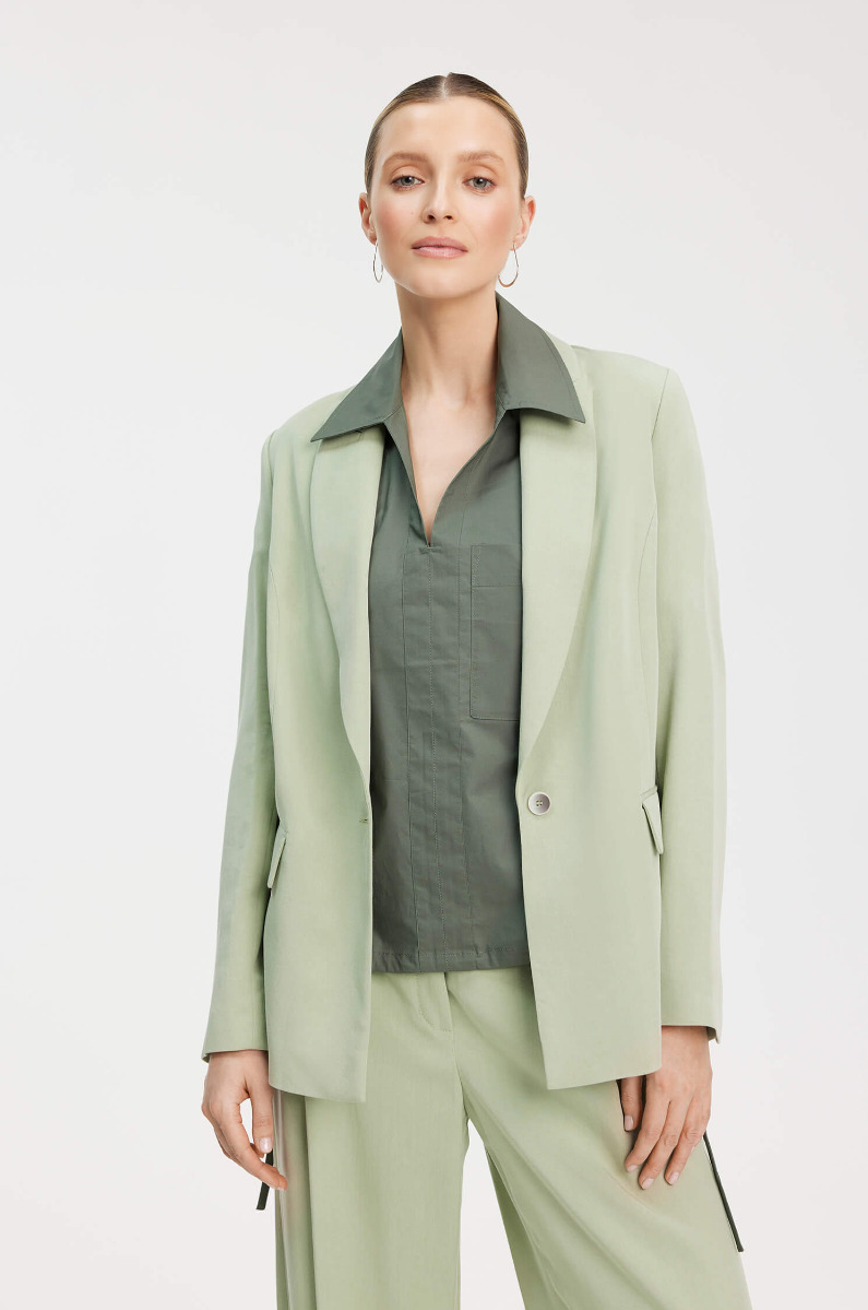 Bawełniana koszula khaki
