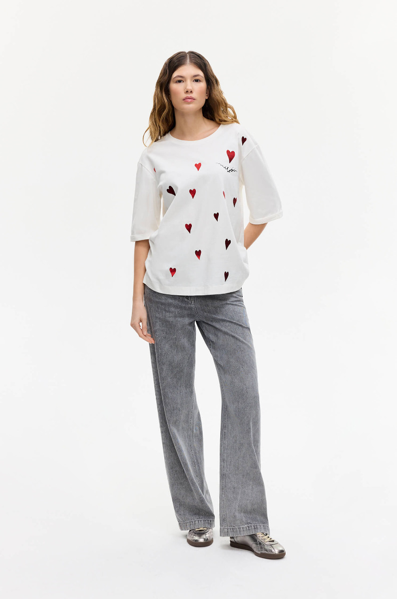 Jeansy typu wide leg