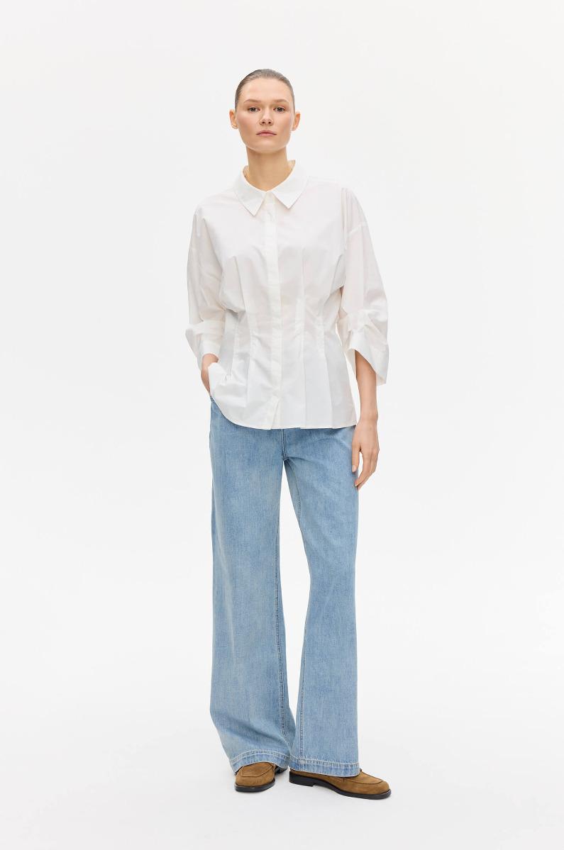 Jeansy typu wide leg