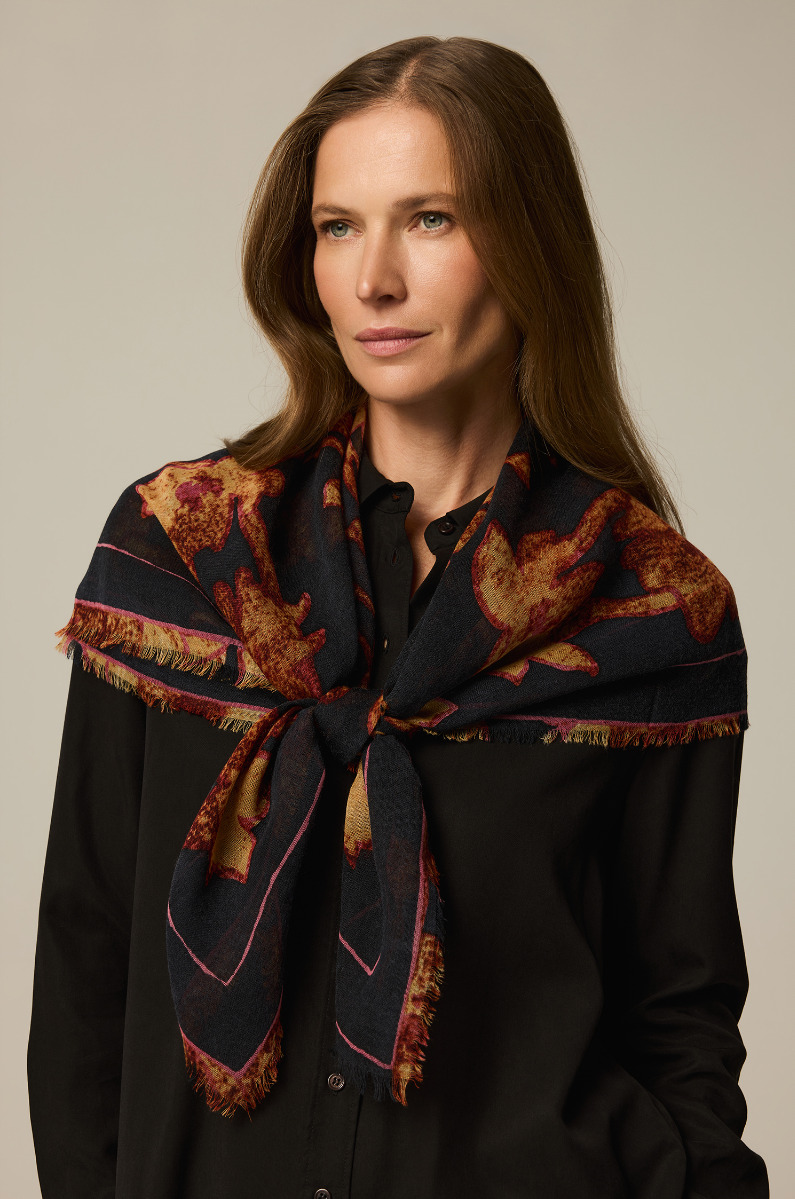 Wełniana chusta