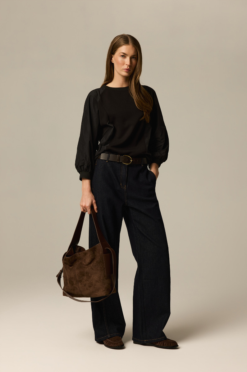 Bluza z bufiastymi rękawami